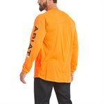 Ariat Men's Rebar HeatFighter Work Shirt - Orange