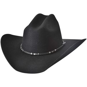 Bullhide Gholson 4X Wool Cowboy Hat - Black