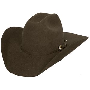 Chapeau de Cowboy Bullhide Kingman 4X en Feutre - Chocolat