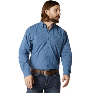 Ariat Men's Braxton Classic Fit Western Shirt - Spellbound Teal