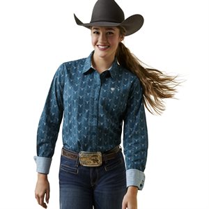 Ariat Ladies Kirby Stretch Western Shirt - Steerhead