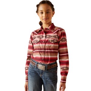 Ariat Kid's Serape Western Shirt - Blushing Serape