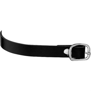 Sprenger Black Leather Spur Straps with Silver Buckles