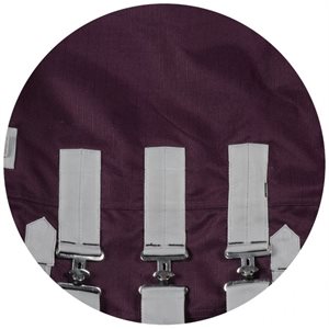 Century 1200D Turnout with Belly Guard 200g - Plum