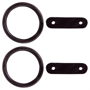 BR Rubber Ring with Leather Strap for Safety Stirrups