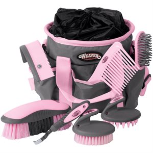 Weaver Grooming Kit - Gray & Pink