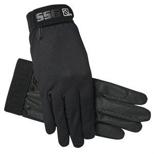 SSG Cool Tech Riding Gloves - Black
