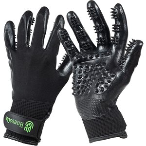 HandsOn Grooming Glove - Black