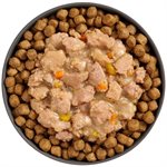 Go! Solutions Brain Health Minced Chicken and Salmon Booster Cat Meal Topper