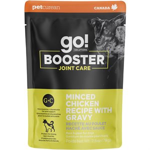 Go! Solutions Joint Care Minced Chicken Booster Dog Meal Topper