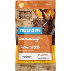 Gâteries pour Chat Nutram Immunité+ Poulet et Saumon
