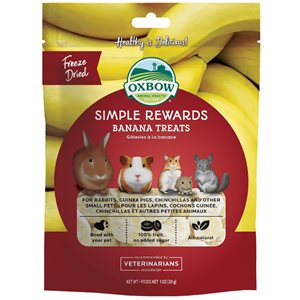 Oxbow Simple Rewards Small Animal Freeze-Dried Treats - Banana