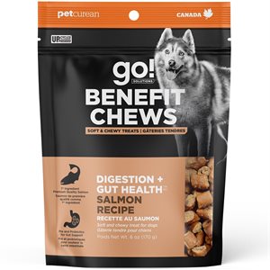 Go! Solutions Digestion + Gut Health Salmon Chewy Dog Treats