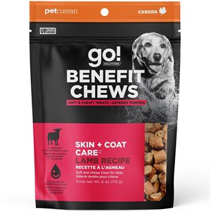 Go! Solutions Skin + Coat Lamb Chewy Dog Treats
