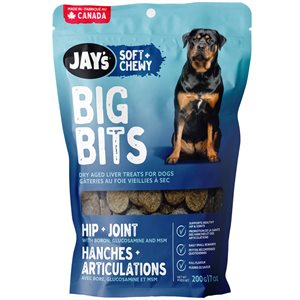 Jay's Big Bits Hip & Joint Soft Liver Dog Treats 200g