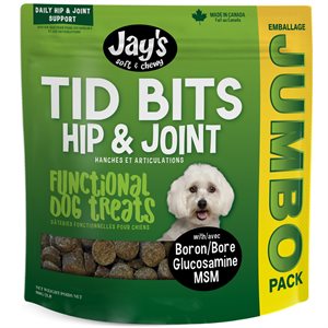 Jay's Tid Bits Hip & Joint Soft Liver Dog Treats 908g