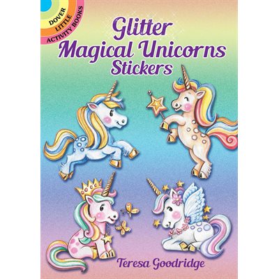 Livret d'autocollants - Glitter magical unicorns