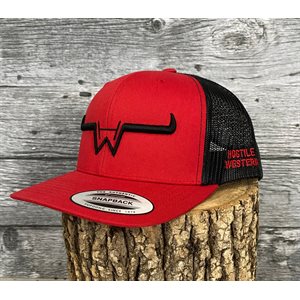 Hostile Western cap - Red & Black