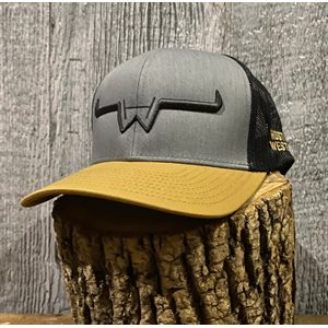 Hostile Western cap - Golden, grey and black