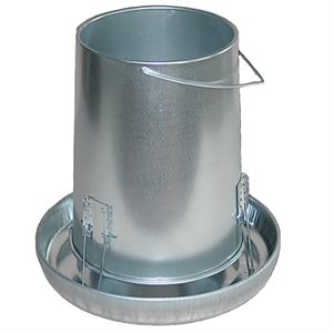 Galvanized Poultry Feeder - 25lbs