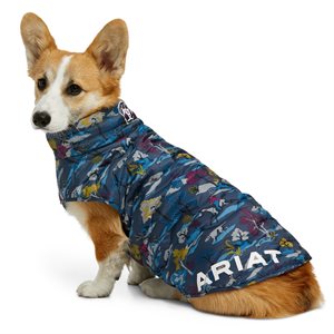 Ariat Pup Puffer Dog Jacket - Hunt Scene