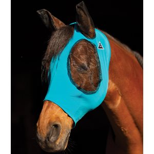 Professional's Choice Comfort Fit Lycra Fly Mask - Pacific Blue