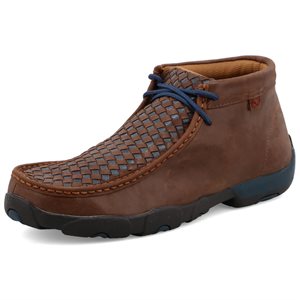 Twisted X Men's Chukka Driving Moccassins Model MDM0030 - Brown & Blue