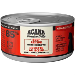 Acana Premium Pâté Beef Wet Cat Food