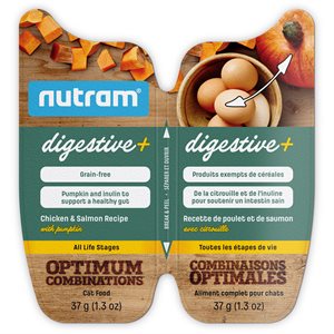 Nourriture Humide pour Chat Nutram Digestive+ Poulet et Saumon