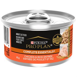 Pro Plan Adult Complete Essentials Chicken & Rice Entrée in Gravy Wet Cat Food