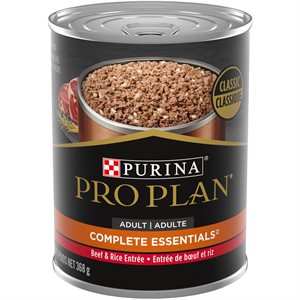 Pro Plan Complete Essentials Beef & Rice Entree Classic Wet Dog Food