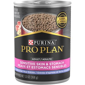 Pro Plan Adult Sensitive Skin & Stomach Lamb & Oat Meal Entrée Classic Wet Dog Food