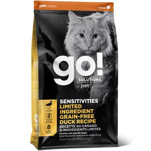 Go! Solutions Sensitivities Limited Ingredient Grain-Free Duck Dry Cat Food