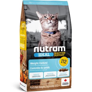 Nutram Ideal I12 Weight Control Chicken Dry Cat Food