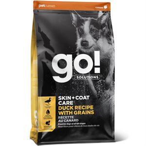 Go! Solutions Skin + Coat Care Duck with Grains Dry Dog Food