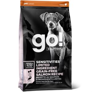 Go! Solutions Sensitivities Limited Ingredient Grain-Free Salmon Small Bites Dry Dog Food