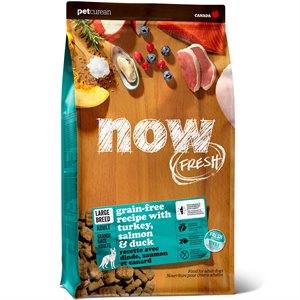 Now Fresh Grain-Free Turkey, Salmon and Duck Adult Large Breed Dry Dog Food