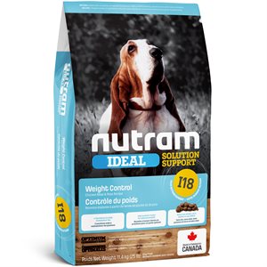 Nutram Ideal I18 Weight Control Chicken Dry Dog Food