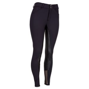 FITS Ladies PerforMAX Full Seat Leather Breech with Zip - Black