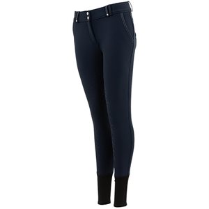BR Ladies Beatrice Softshell Silicone Seat Riding Breeches - Total Eclipse