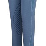 TuffRider Kid's Minerva EquiCool Knee Patch Tights - Ensign Blue