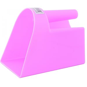 2 Quart Plastic Feed Scoop - Light Pink