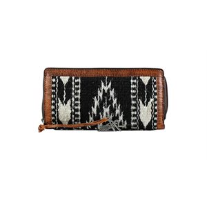 Angel Ranch Dixie wallet - Aztec black and white