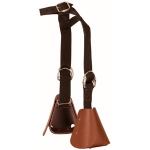 Mustang Nylon Saddle Buddy for Kids with Duraleather Hoods & Stirrups