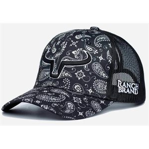  Ranch Brand Ponytail Cap - Bandana with black logo