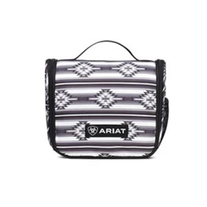 Ariat cosmetic bag - Aztec white, grey and black 