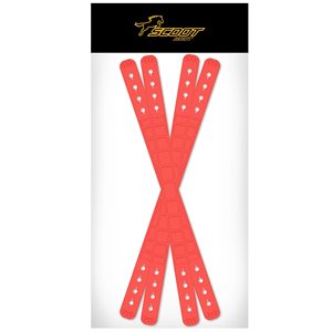 Scoot Boot Pastern Straps - Hibiscus