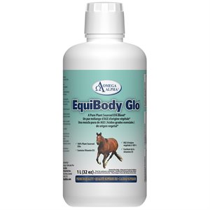 Omega Alpha EquiBody Glo Fatty Acid Supplement 1L