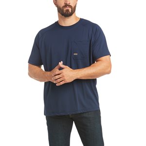 Ariat Men's Rebar HeatFighter Work T-Shirt - Navy